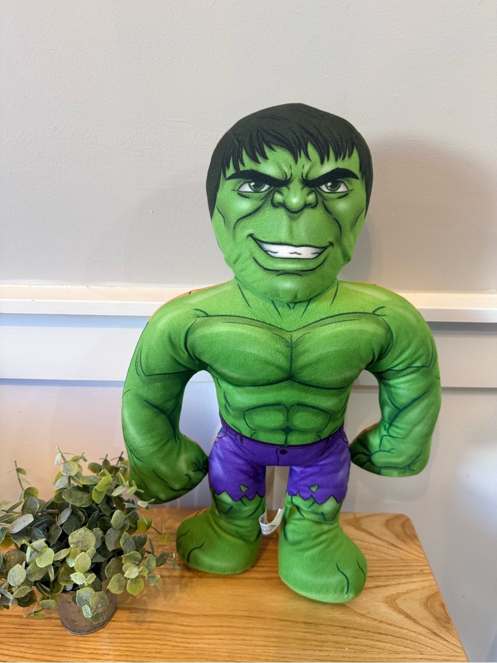 🌿4/$25 • Marvel Half Em's Thanos &‎ Hulk 18" Double Sided Plush